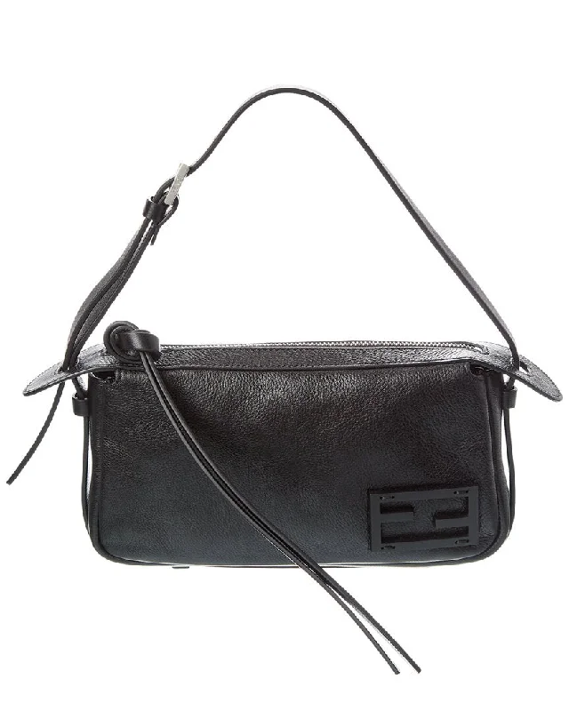 FENDI Simply FENDI Mini Leather Shoulder Bag