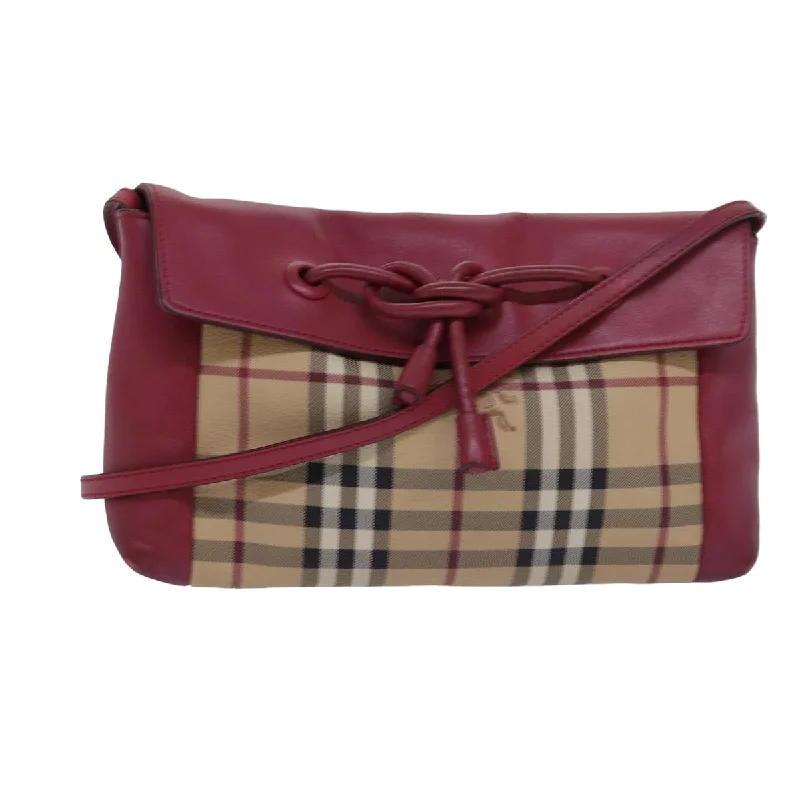 Burberry Nova Check  Canvas Shoulder Bag (Pre-Owned)