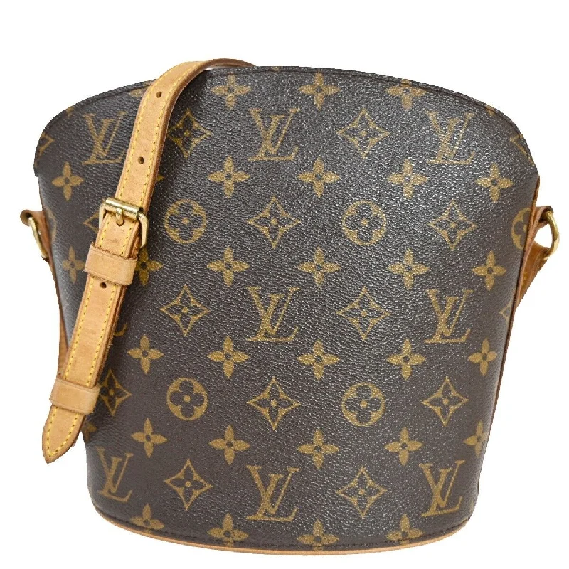 Louis Vuitton Drouot  Canvas Shoulder Bag (Pre-Owned)