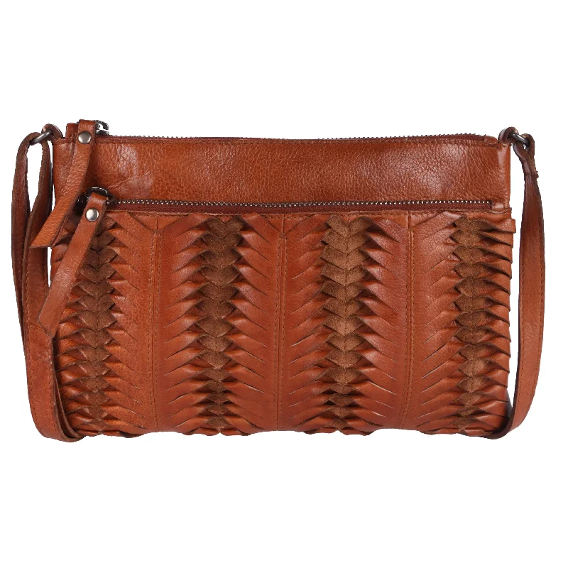 Lee Handcrafted Leather Crossbody Bag