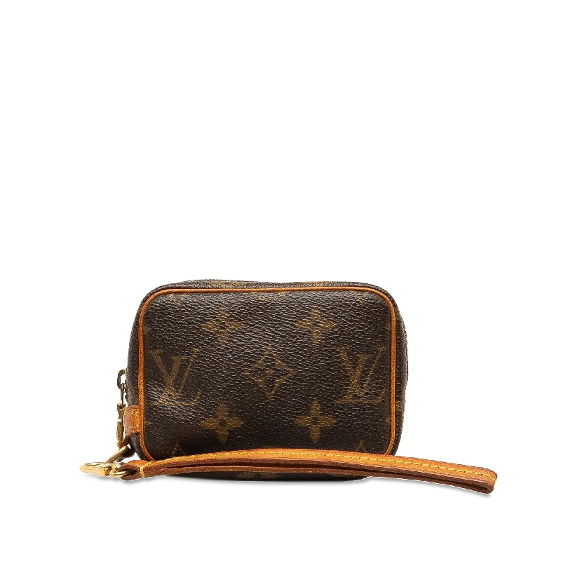 Brown Louis Vuitton Monogram Trousse Wapity Pouch