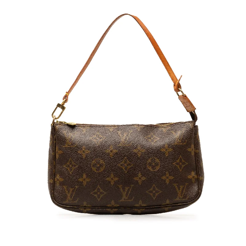 Brown Louis Vuitton Monogram Pochette Accessoires Shoulder Bag