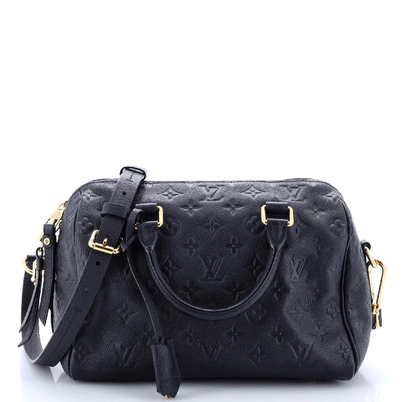 Speedy Bandouliere Bag Monogram Empreinte Leather 25