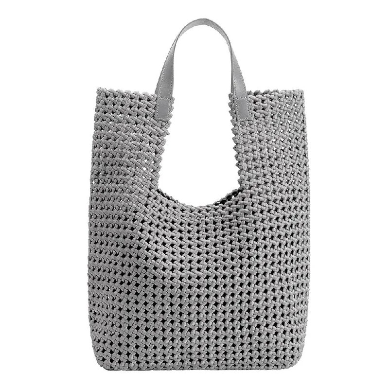 Rihanna Gray Nylon Extra Large Tote Bag