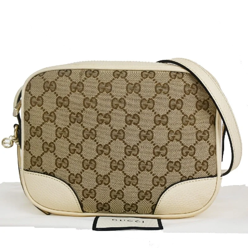 Gucci Bree  Canvas Shoulder Bag (Pre-Owned)