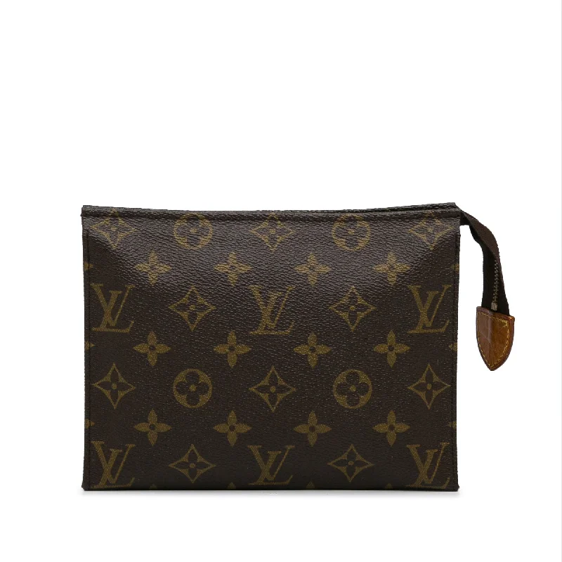 Brown Louis Vuitton Monogram Toiletry Pouch 19