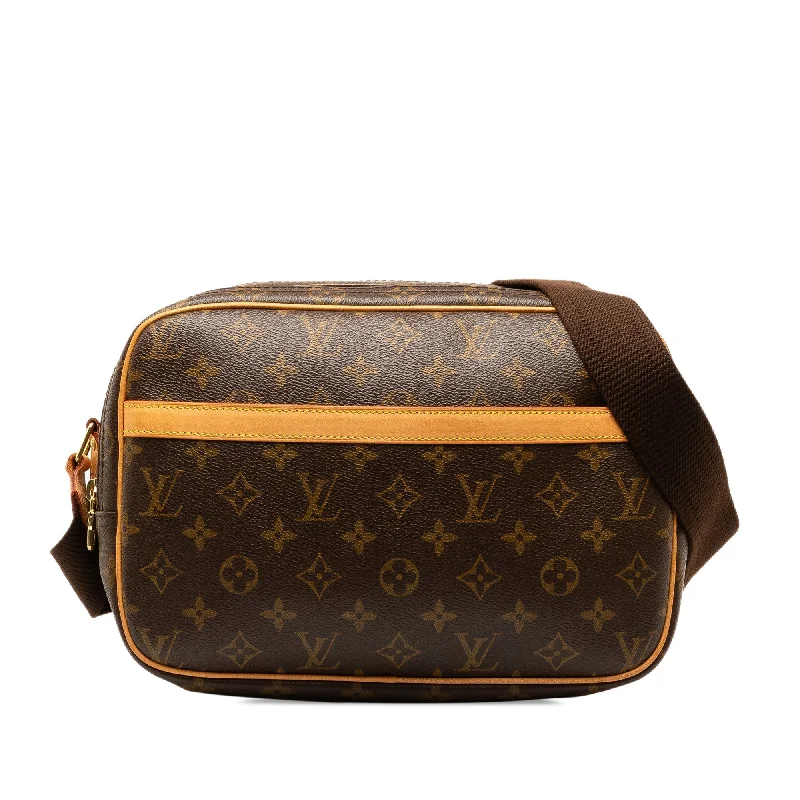 Brown Louis Vuitton Monogram Reporter PM Crossbody Bag