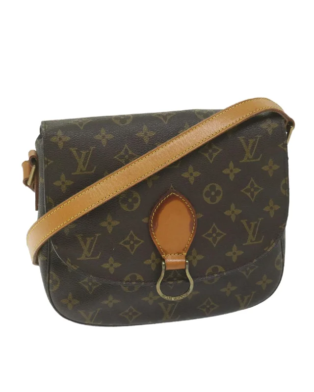 Monogram Shoulder Bag with Adjustable Strap - C Rank