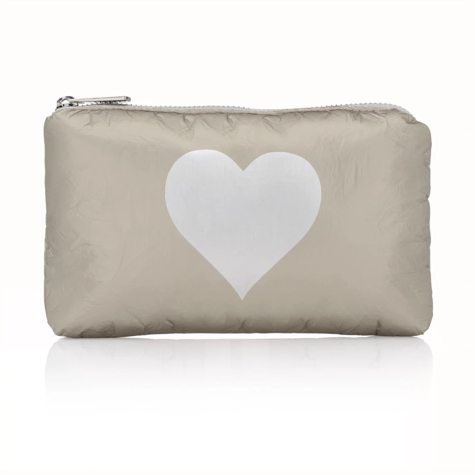 Pouch in Beige with Heart