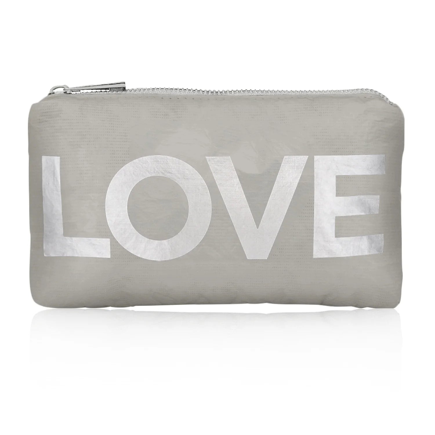 Pouch in Grey with LOVE