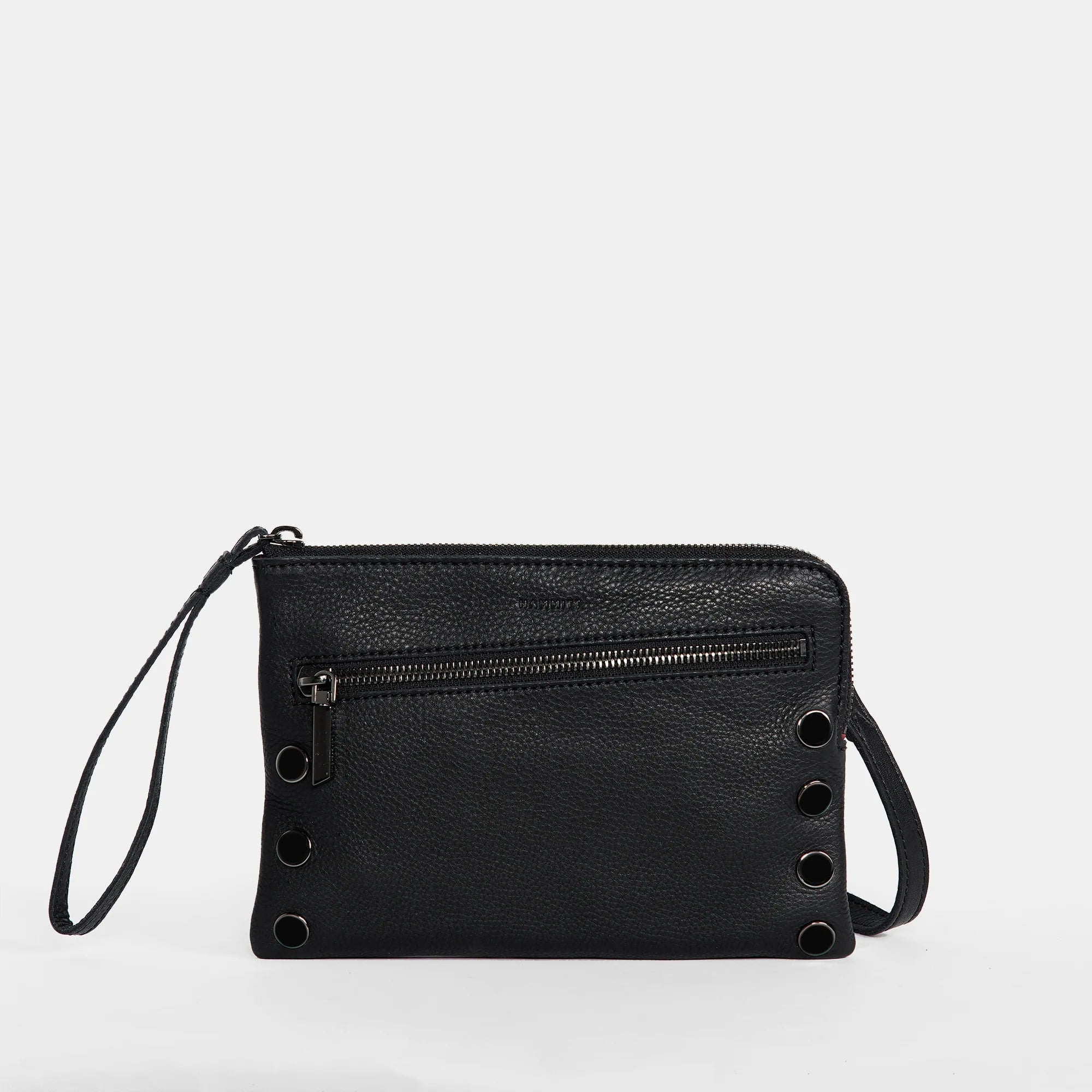 Nash Small Clutch Black with Gunmetal