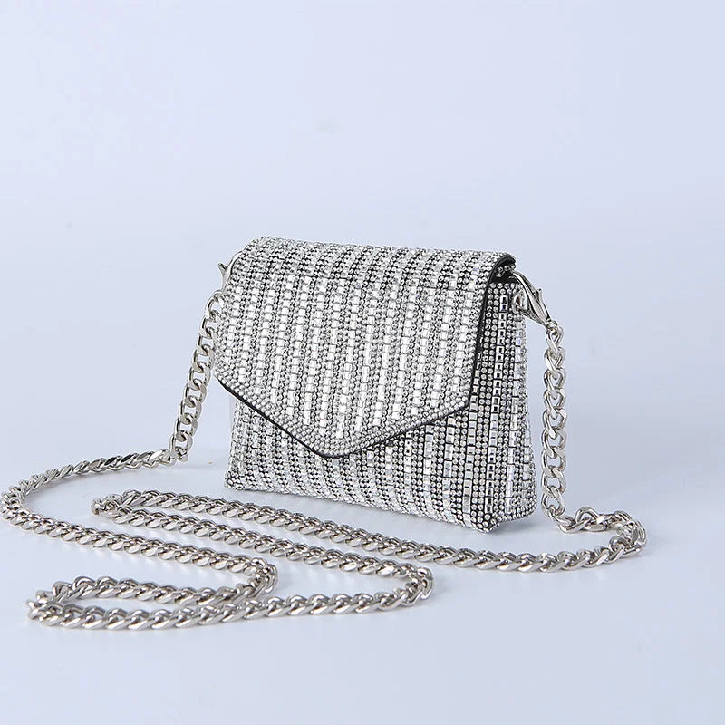 Rhine-diamond bag mini chain bag with sequins 716467540765