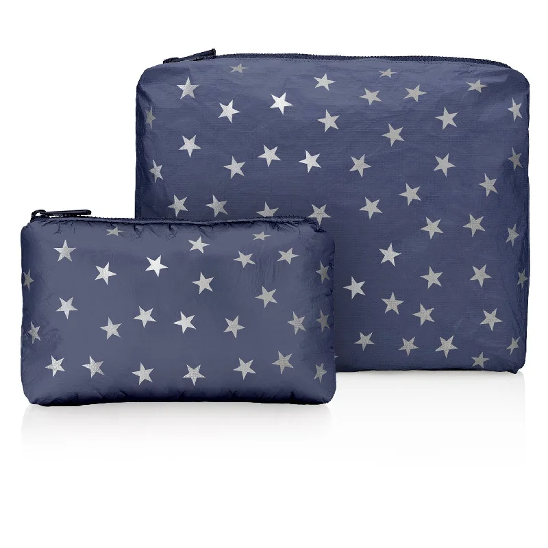 Shimmer Navy with Myriad Silver Stars