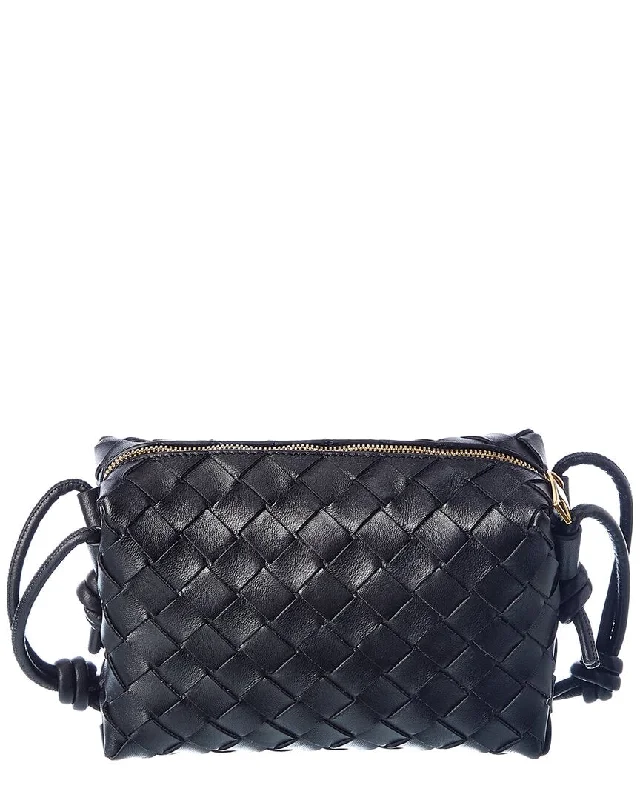 Bottega Veneta Loop Mini Intrecciato Leather Camera Bag