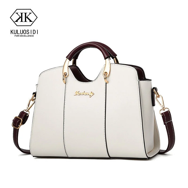 Brand Fashion Female  Bag Women Leather Handbag Vintage Messenger Bag Letter Bags for Women 2019 Bag Handbag Ladies Hand Bags