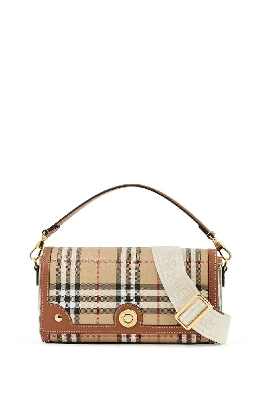 Burberry "shoulder Bag With Check Pattern Notes