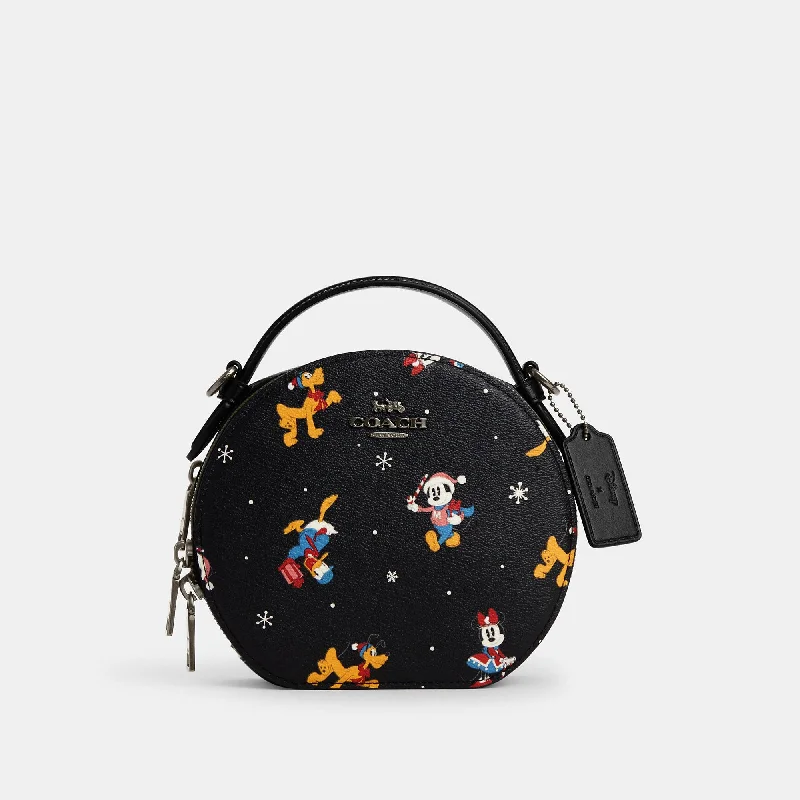 Coach Outlet Disney X Coach Canteen Crossbody With Holiday Print