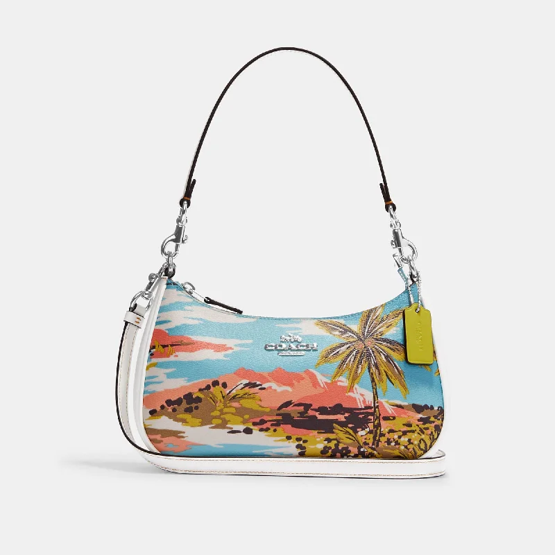 Coach Outlet Teri Shoulder Bag With Hawaiian Print