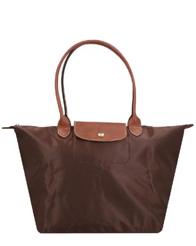 Longchamp Le Pliage Original Large Canvas & Leather Tote