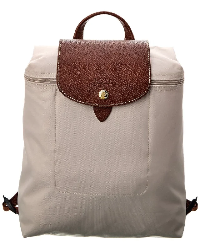 Longchamp Le Pliage Original Medium Canvas & Leather Backpack