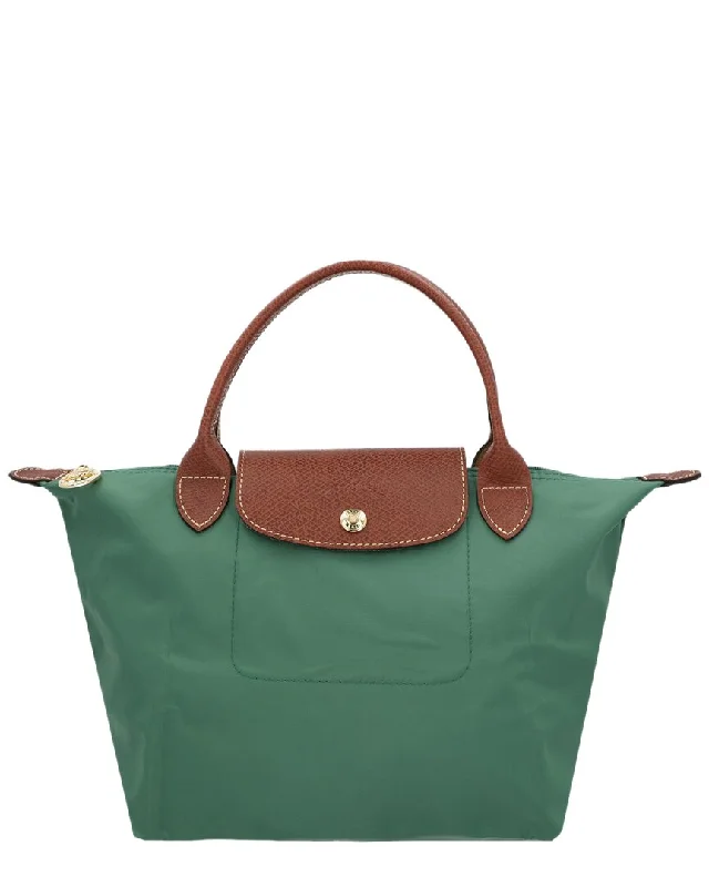 Longchamp Le Pliage Original Small Canvas & Leather Tote