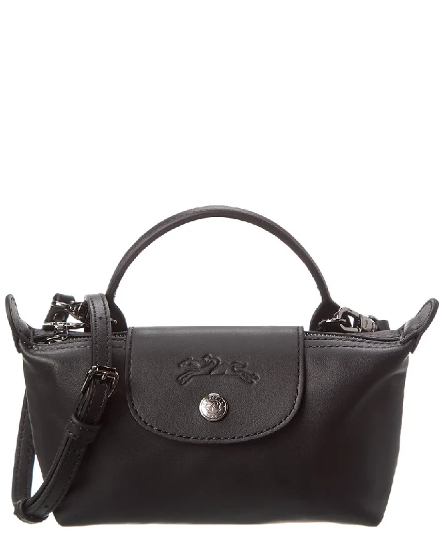 Longchamp Le Pliage Xtra XS Leather Pouch