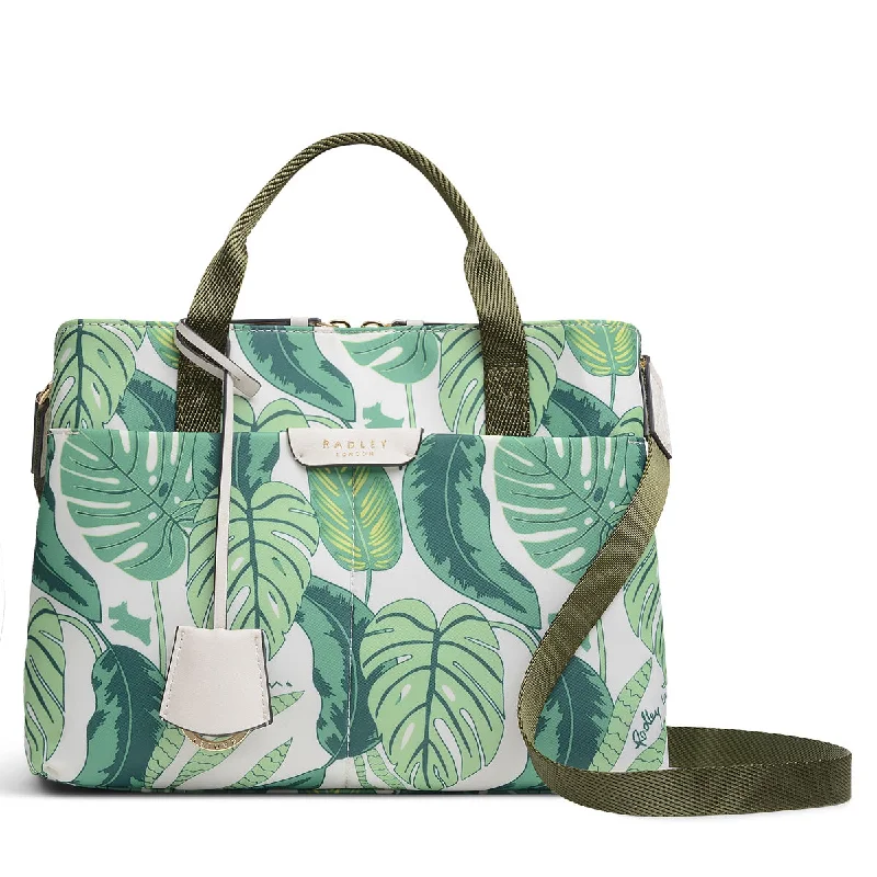 Maple Cross Radley Palm - Medium Zip Top Satchel