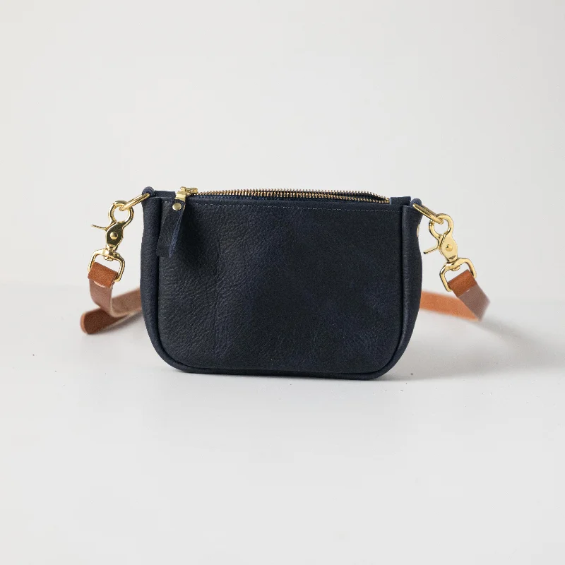 Navy Kodiak Mini Crossbody Bag