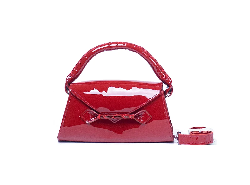 RED PATENT ESE PLUS TOP HANDLE