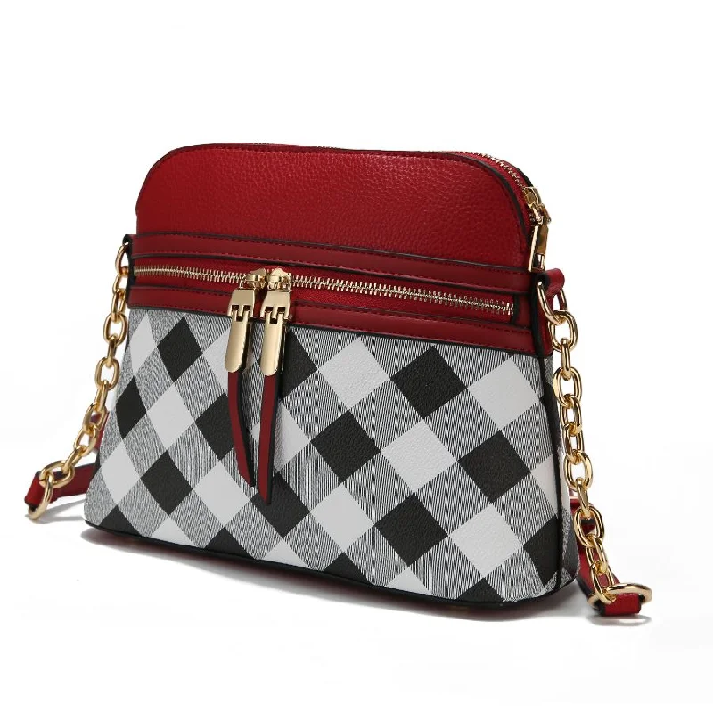 Suki Checkered Crossbody Handbag