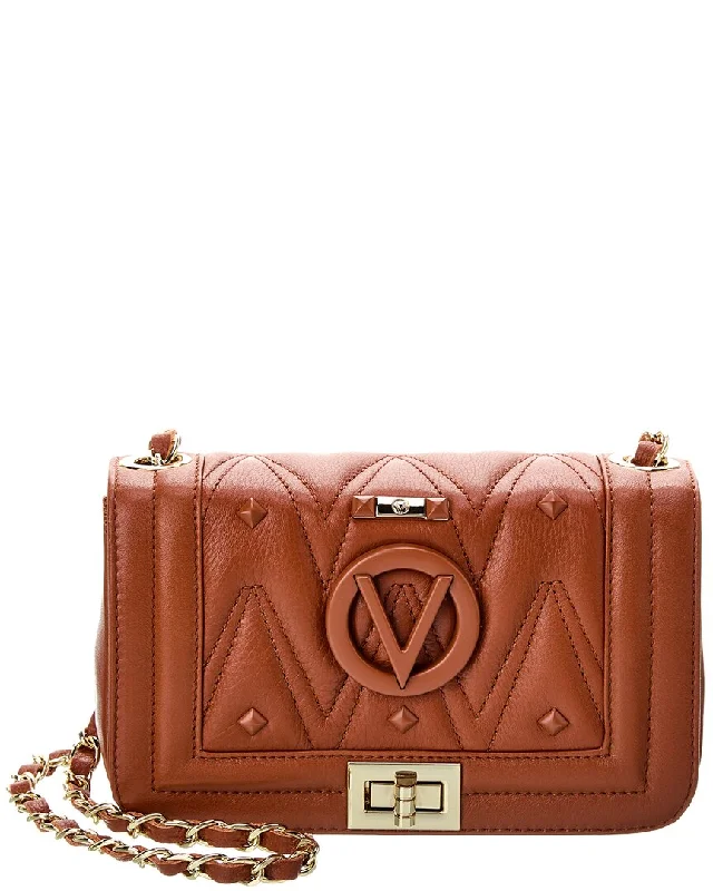 Valentino by Mario Valentino Beatriz Diamond Leather Shoulder Bag