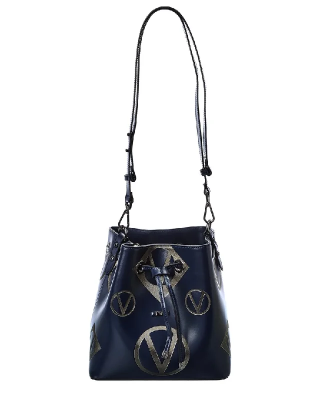 Valentino by Mario Valentino Karl Magnus Leather Bucket Bag