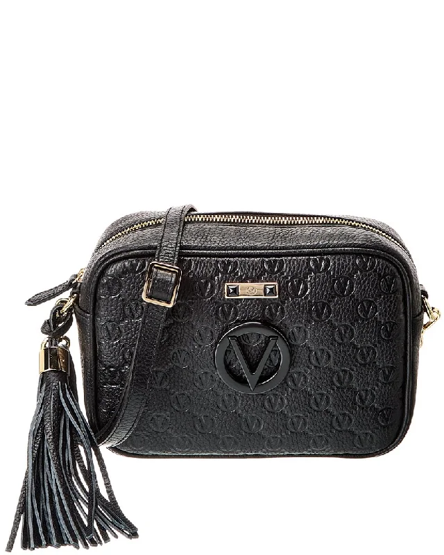 Valentino by Mario Valentino Mia Dollaro Monogram Leather Crossbody