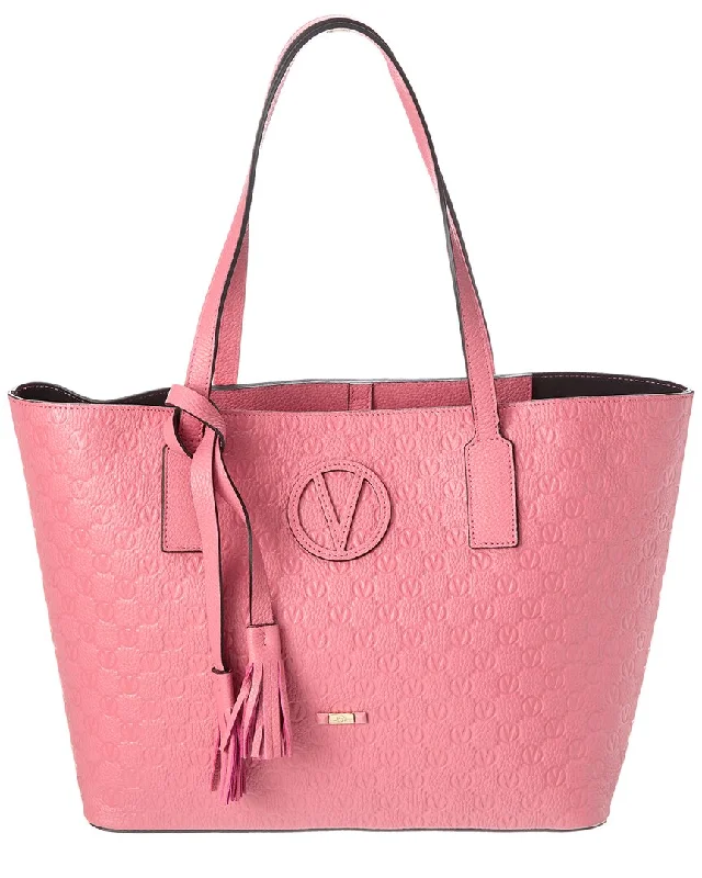 Valentino by Mario Valentino Soho Medallion Leather Tote