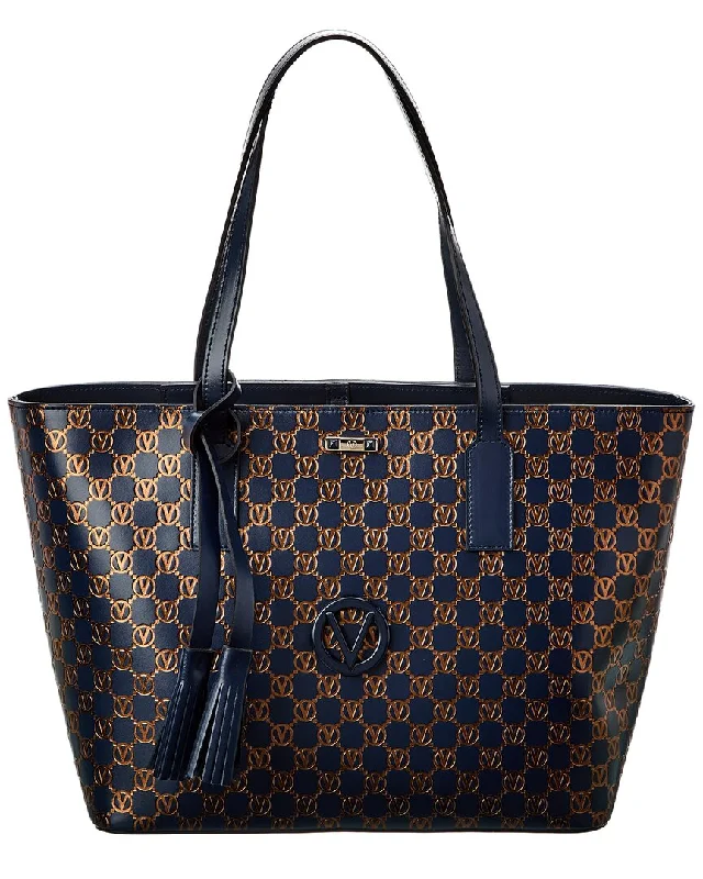 Valentino by Mario Valentino Soho Monogram Leather Tote