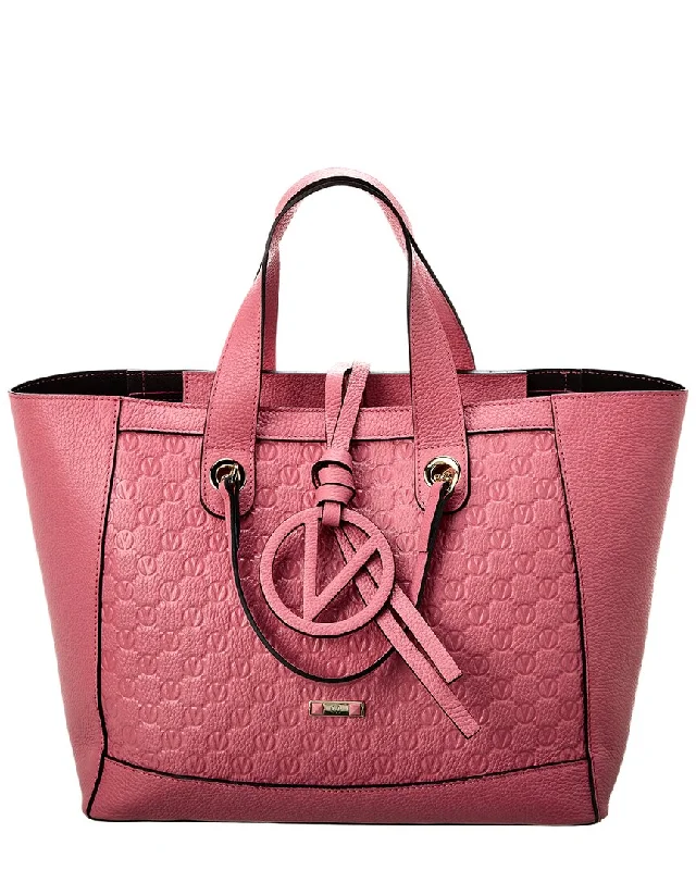 Valentino by Mario Valentino Sophie Medallion Leather Tote