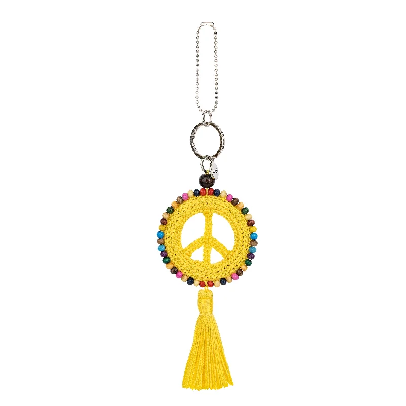 hand crochet - lemon drop peace