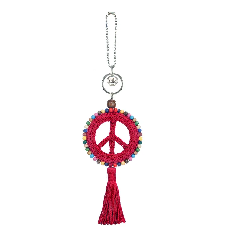 hand crochet - rocket red peace