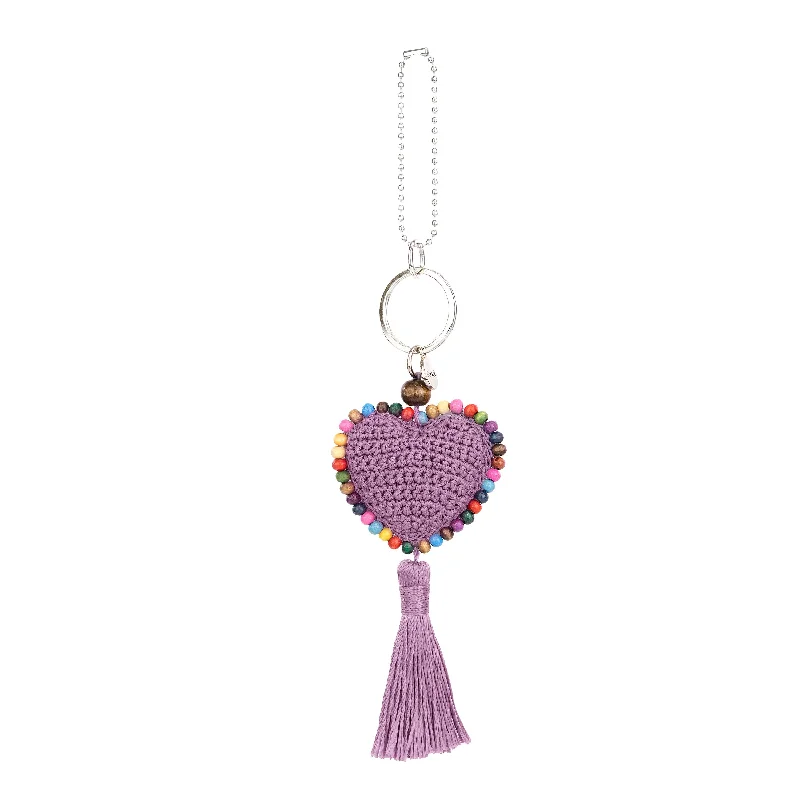 hand crochet - heather heart